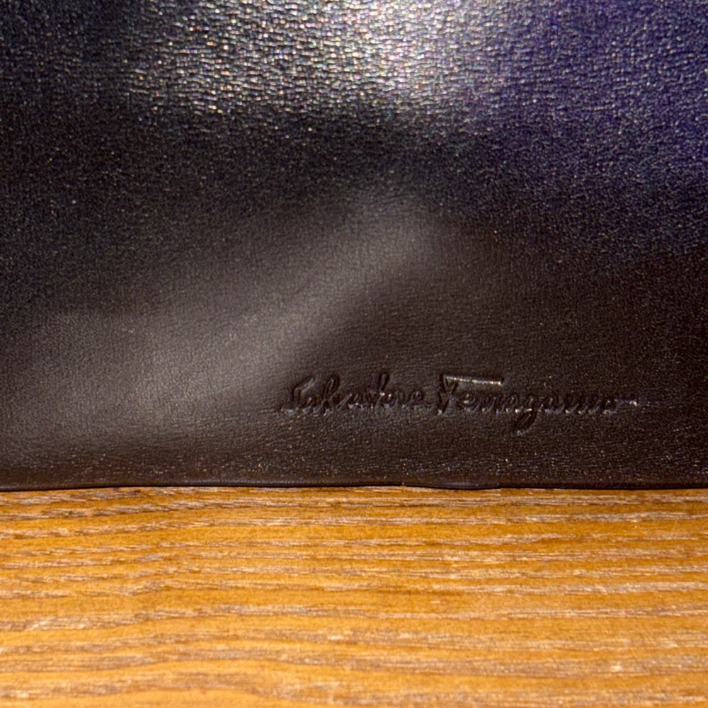Ferragamo Black Calf Leather Bag